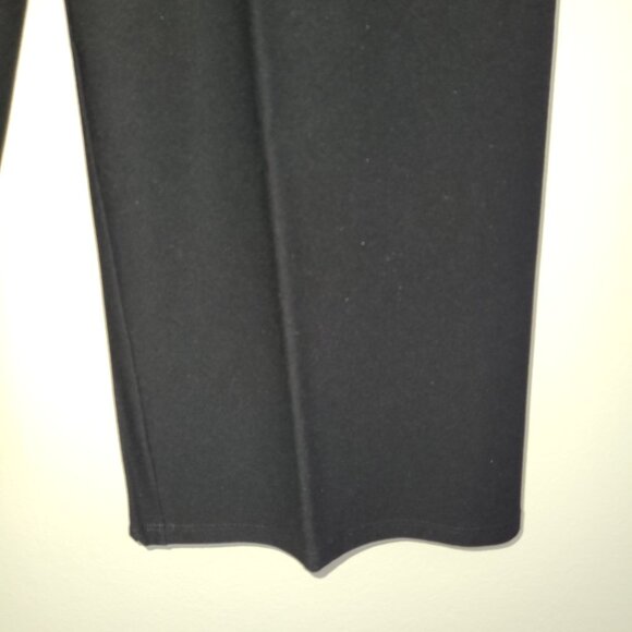 NWT Eileen Fisher Washable Stretch Crepe Straight Leg Crop Pant Black Size S - Picture 8 of 12